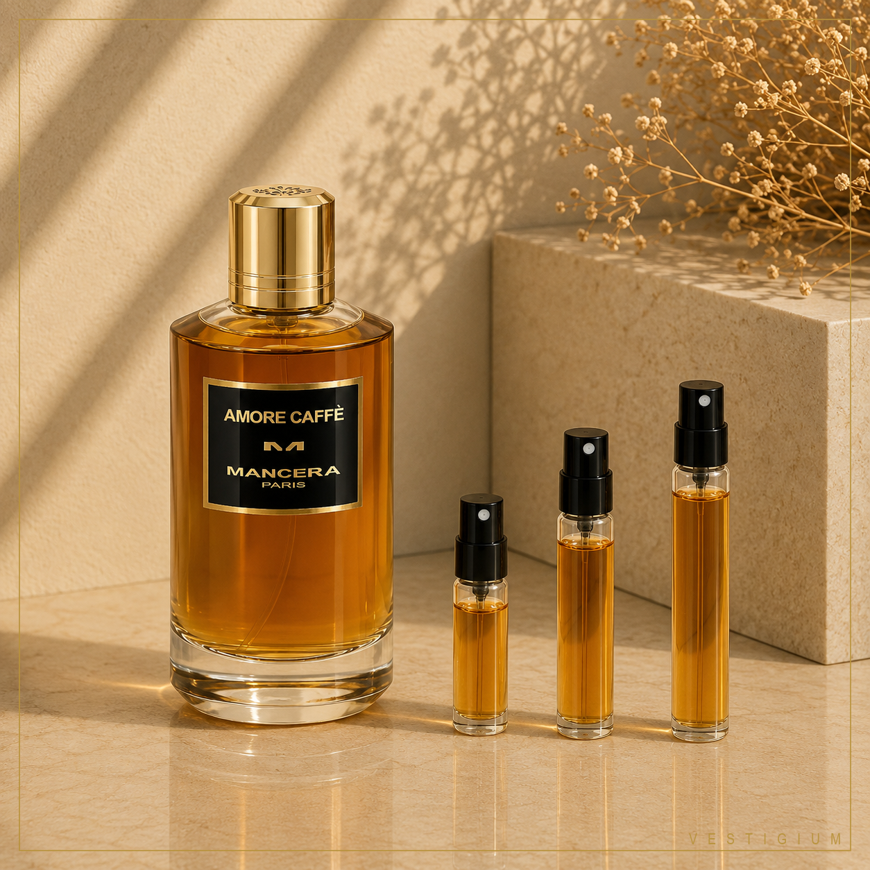 Amore Caffè by Mancera, authentic decant sample by VESTIGIUM