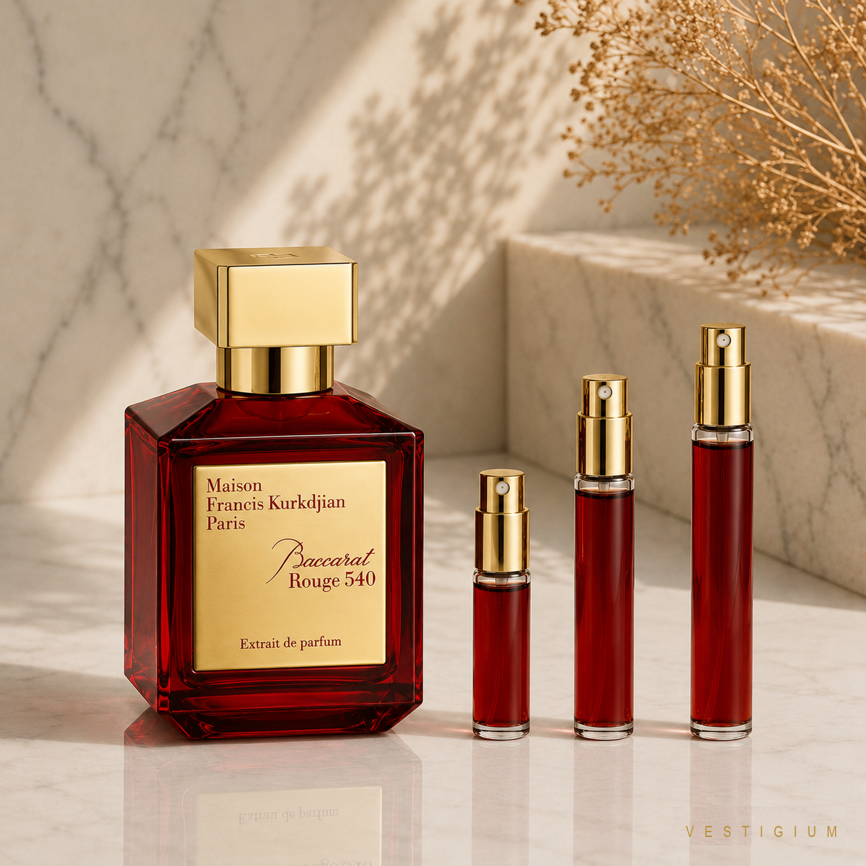 Baccarat Rouge 540 Extrait by Maison Francis Kurkdjian, authentic decant sample by VESTIGIUM