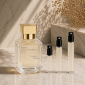 Gentle Fluidity Gold by Maison Francis Kurkdjian, authentic decant sample by VESTIGIUM
