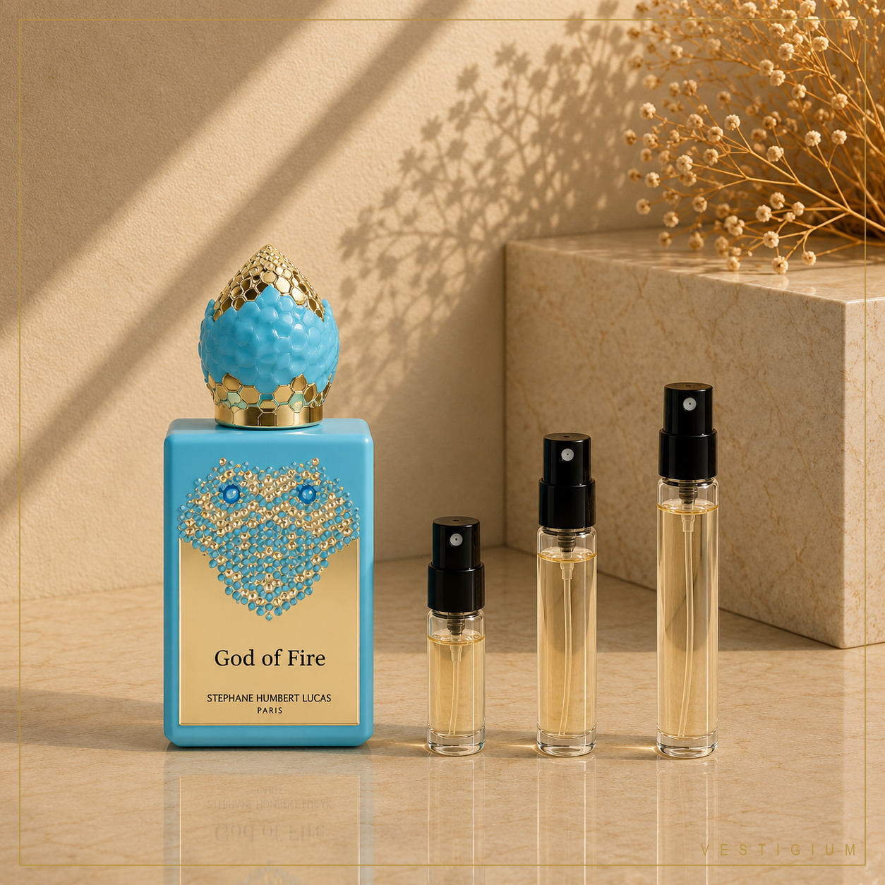 God of Fire by Stéphane Humbert Lucas, authentic decant sample by VESTIGIUM