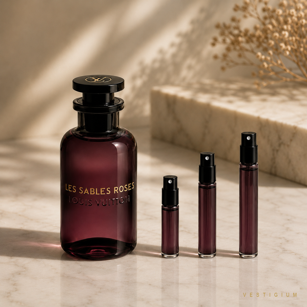 Les Sables Roses by Louis Vuitton, authentic decant sample by VESTIGIUM