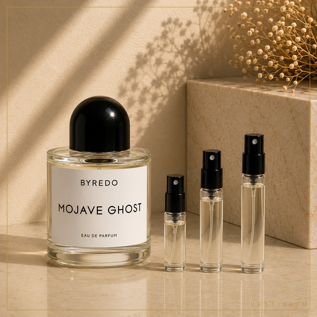 Mojave Ghost by Byredo, authentic decant sample by VESTIGIUM