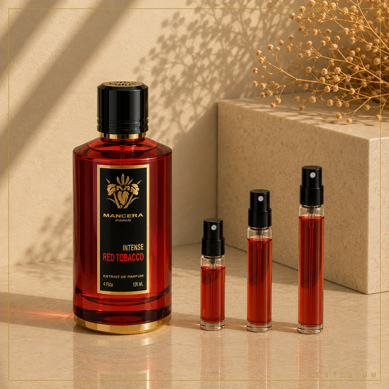 Red Tobacco by Mancera, authentic decant sample by VESTIGIUM
