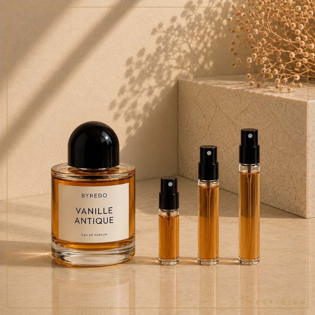 Vanille Antique by Byredo, authentic decant sample by VESTIGIUM
