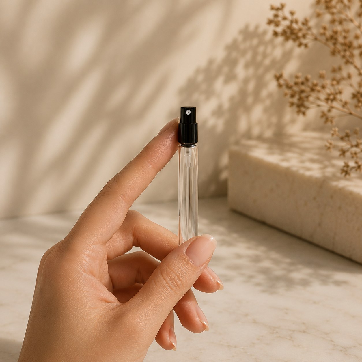 VESTIGIUM 5 ml discovery vial, sealed glass atomizer